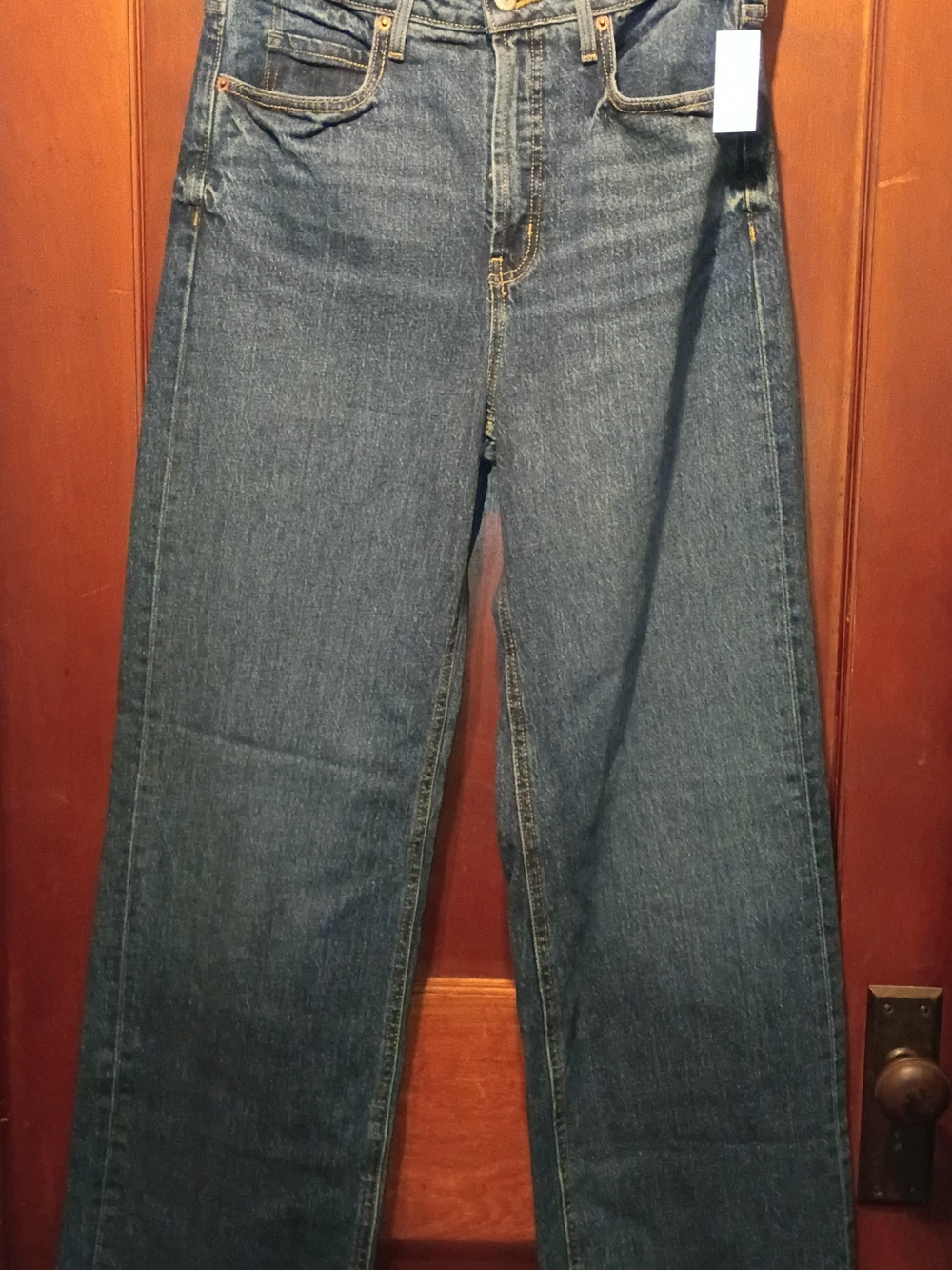 Old Navy Wide-Leg Jeans in Dark Blue Wash